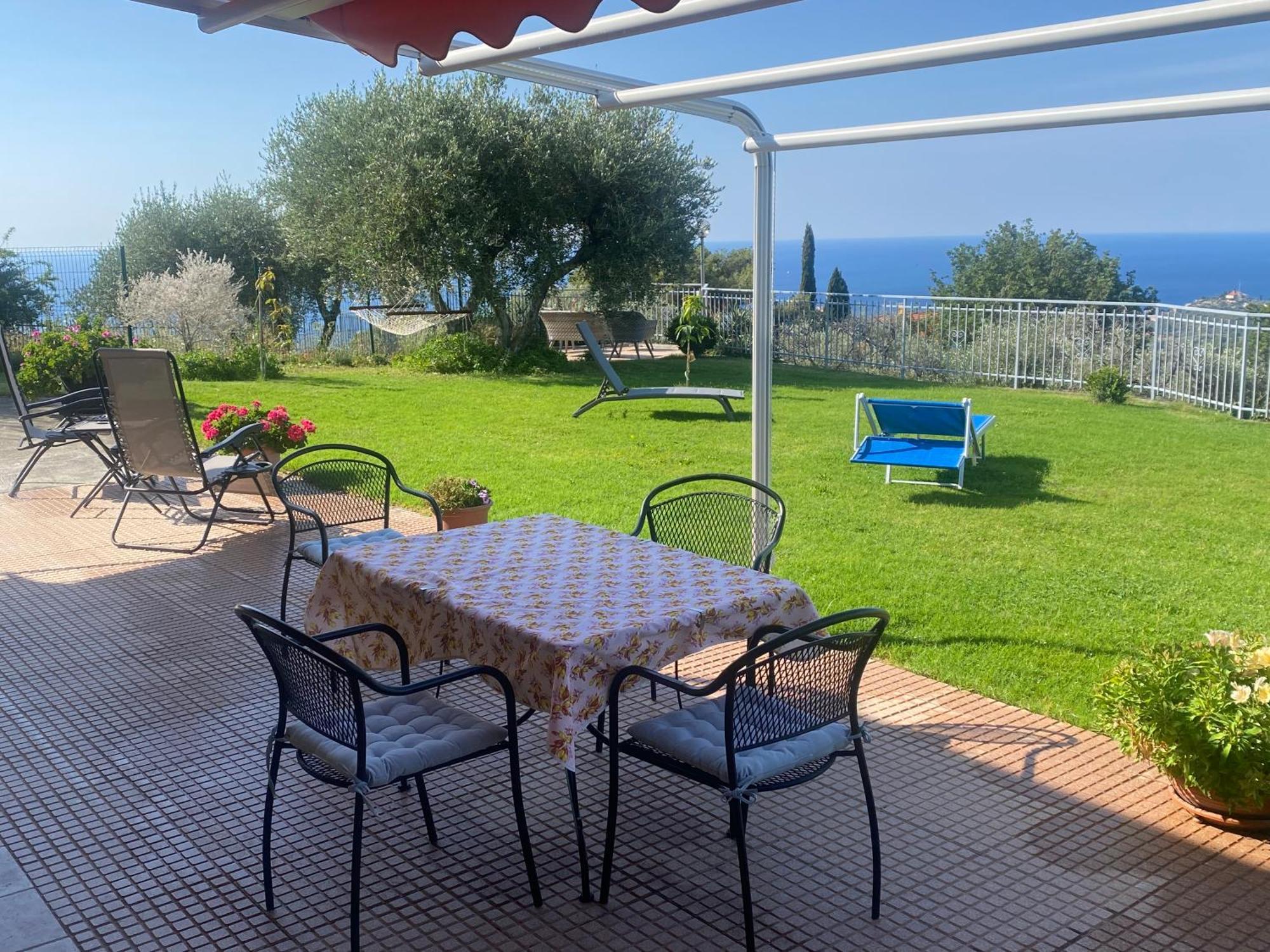 Villa Casa Vista Mare Imperia Exterior foto